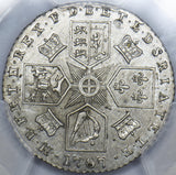 1787 Sixpence (PCGS AU55) - George III British Silver Coin - Very Nice