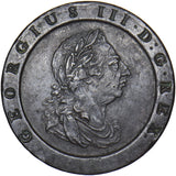 1797 Cartwheel Twopence - George III British Copper Coin - Nice