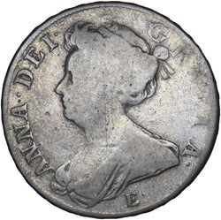 1708 E Halfcrown (Edinburgh Mint) - Anne British Silver Coin