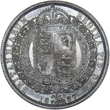 1887 Halfcrown - Victoria British Silver Coin - Very Nice