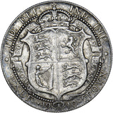 1910 Halfcrown - Edward VII British Silver Coin