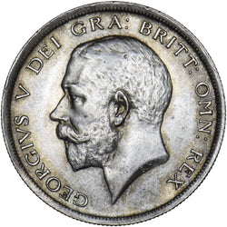 1918 Halfcrown - George V British Silver Coin - Very Nice