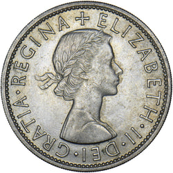 1958 Halfcrown - Elizabeth II British  Coin - Very Nice