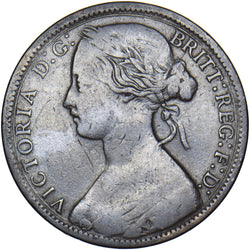 1864 Penny - Victoria British Bronze Coin