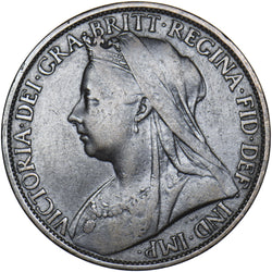 1897 Penny (High Tide - Rare) - Victoria British Bronze Coin