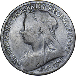 1897 Penny (High Tide - Rare) - Victoria British Bronze Coin