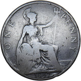 1897 Penny (High Tide - Rare) - Victoria British Bronze Coin
