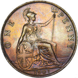 1901 Penny - Victoria British Bronze Coin