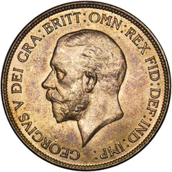 1935 Penny - George V British Bronze Coin - Superb