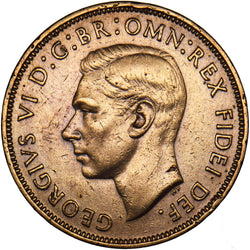 1951 Penny - George VI British Bronze Coin