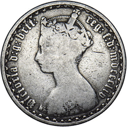 1854 Gothic Florin - Victoria British Silver Coin