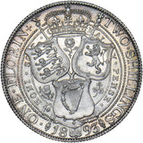 1893 Florin - Victoria British Silver Coin - Superb