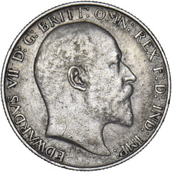 1902 Florin - Edward VII British Silver Coin - Nice