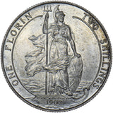 1902 Matt Proof Florin - Edward VII British Silver Coin - Superb