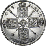 1918 Florin - George V British Silver Coin - Very Nice