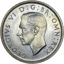 1937 Proof Scottish Shilling - George VI British Silver Coin - Superb