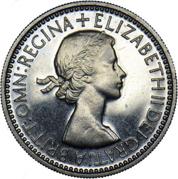 1953 Proof English Shilling - Elizabeth II British  Coin - Superb
