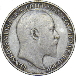 1910 Sixpence - Edward VII British Silver Coin - Nice