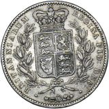 1847 Crown - Victoria British Silver Coin - Nice