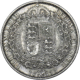 1888 Halfcrown - Victoria British Silver Coin - Nice