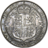 1902 Halfcrown - Edward VII British Silver Coin - Nice