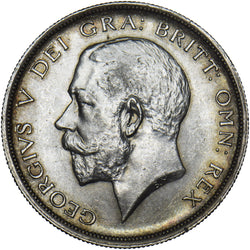 1917 Halfcrown - George V British Silver Coin - Very Nice