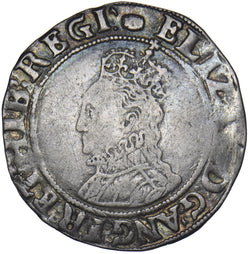 1591-95 Shilling (mm. tun) - Elizabeth I British Silver Hammered Coin - Nice