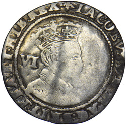 1604 Sixpence - James I British Silver Hammered Coin