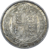 1887 Shilling - Victoria British Silver Coin - Nice