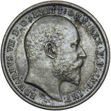 1902 Matt Proof Maundy Fourpence - Edward VII British Silver Coin - Very Nice