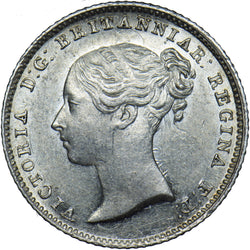 1842 Groat (Fourpence) - Victoria British Silver Coin - Superb