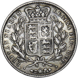 1845 Crown - Victoria British Silver Coin - Nice