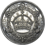 1929 Crown - George V British Silver Coin - Superb