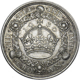 1930 Crown - George V British Silver Coin - Very Nice