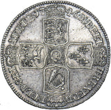 1746 Lima Halfcrown - George II British Silver Coin - Very Nice