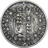 1888 Halfcrown - Victoria British Silver Coin
