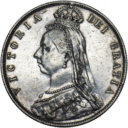 1891 Halfcrown - Victoria British Silver Coin