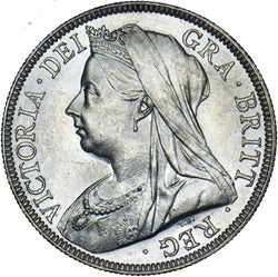1895 Halfcrown - Victoria British Silver Coin - Superb