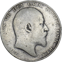 1905 Halfcrown - Edward VII British Silver Coin