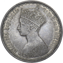 1853 Florin - Victoria British Silver Coin - Nice