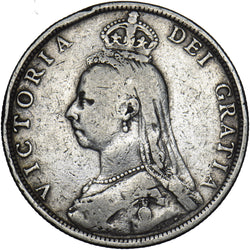 1892 Florin - Victoria British Silver Coin