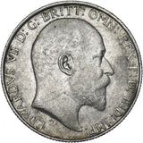 1909 Florin - Edward VII British Silver Coin - Nice