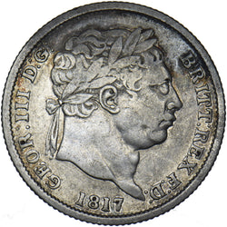 1817 Shilling - George III British Silver Coin