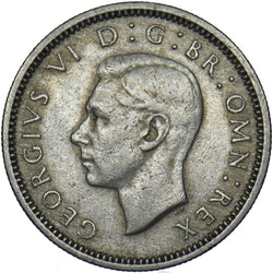 1952 Sixpence - George VI British Coin - Nice