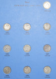 1902 - 1944 Threepences Whitman Folder (42 Coins) - British Silver Coins