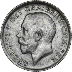 1915 Shilling - George V British Silver Coin - Very Nice