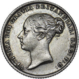 1840 Sixpence - Victoria British Silver Coin - Very Nice