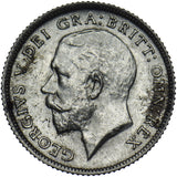 1924 SIXPENCE - GEORGE V BRITISH SILVER COIN - SUPERB