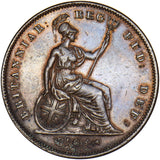 1841 Penny - Victoria British Copper Coin - Very Nice