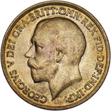 1919 Penny - George V British Bronze Coin - Very Nice